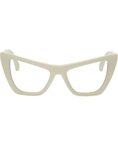 Off-White c/o Virgil Abloh Cat-eye Frame Sunglasses - Natural