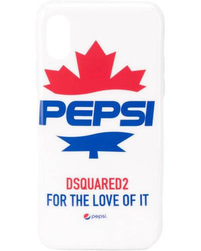 DSquared² Pepsi Iphone X ケース - ホワイト