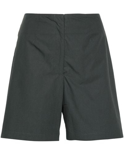 Loulou Studio Garib Cotton Shorts - Grey