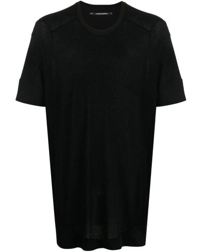 Julius Crew-neck Jersey T-shirt - Black