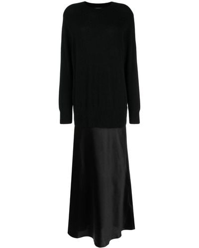 Christopher Esber Monument Layered Cashmere Dress - Black