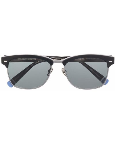 Orlebar Brown Matira Half-wire Sunglasses - Black
