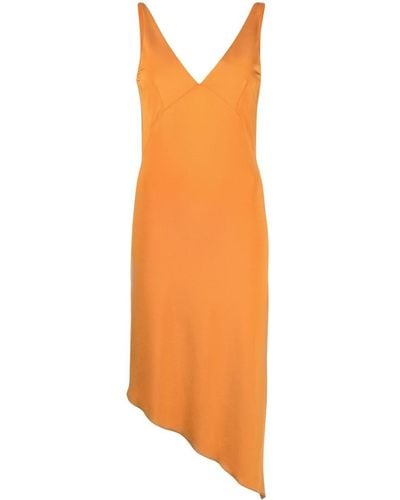 Remain Asymmetrisches Gosha Kleid - Orange