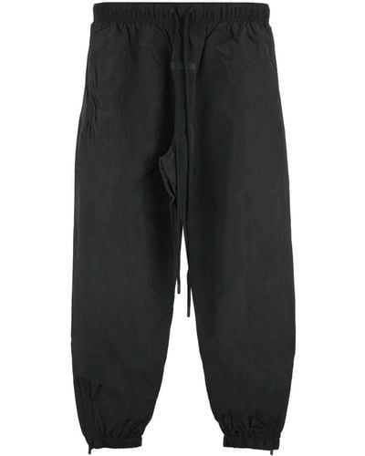 Fear Of God Drawstring Canvas Track Trousers - Black