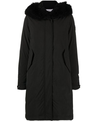 Woolrich Keystone Hooded Parka Coat - Black
