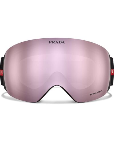 Prada プラダ・アイウェア X Oakley リネア・ロッサ スキーゴーグル - ピンク