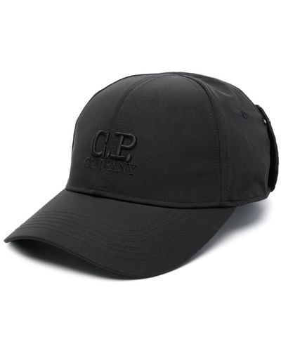 C.P. Company Chrome-R Goggle Baseballkappe - Schwarz