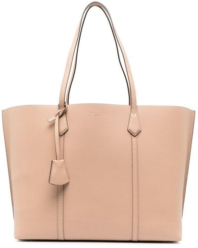 Tory Burch Perry Triple-compartment Tote Bag - Natural
