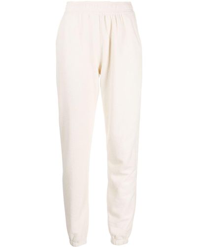 The Upside Logo-embroidered Organic Cotton Track Pants - White