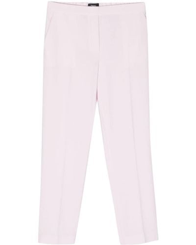 Theory Treeca Cropped Pants - Pink