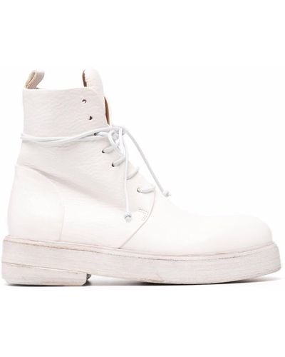 Marsèll Ankle Lace-up Boots - White