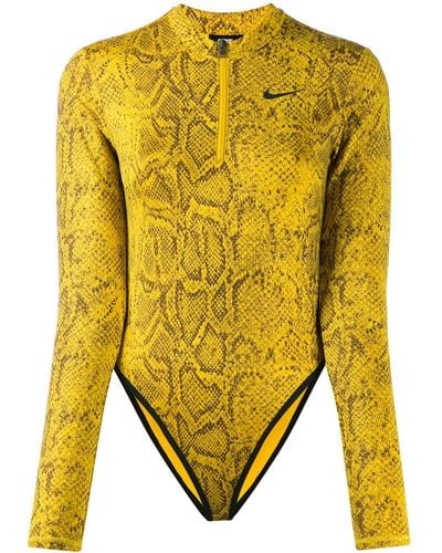 Nike Body mit Schlangen-Effekt - Gelb