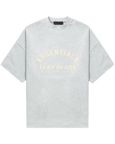 Fear Of God Spring Printed Logo T-Shirt - White