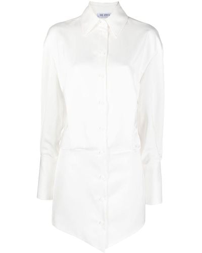 The Attico Asymmetrisches Kleid - Weiß