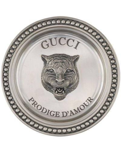 Gucci Encensoir Tiger Head - Gris