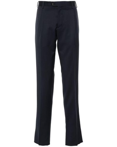 Lardini Pleat-detail Tailored Trousers - Blue
