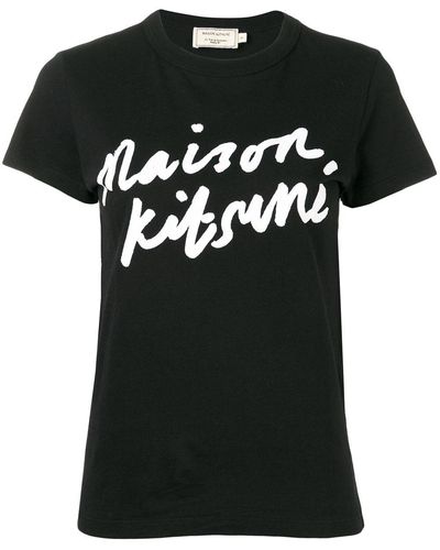 Maison Kitsuné T-Shirt von Maison Kitsuné - Schwarz