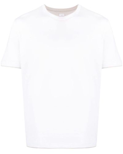 Eleventy T-shirt con design a strati - Bianco