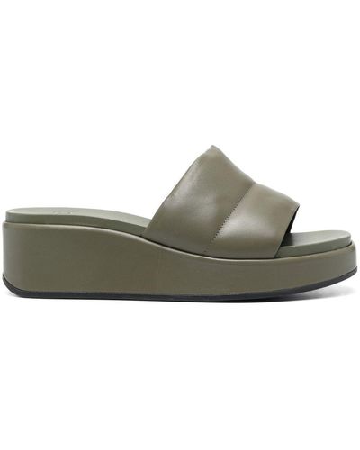 Camper Misia Leather Sandals - Grey