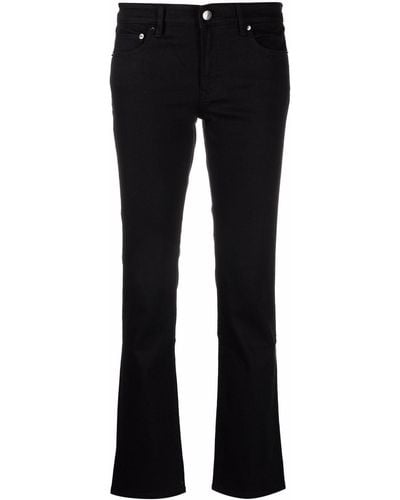 Lauren by Ralph Lauren Mid-rise Straight-leg Jeans - Black