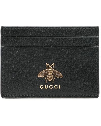 Gucci Bee カード ケース - ブラック