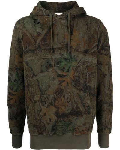 1017 ALYX 9SM Abstract-print cotton hoodie - Verde