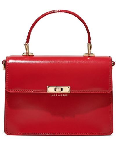 Marc Jacobs The Downtown Leren Schoudertas - Rood