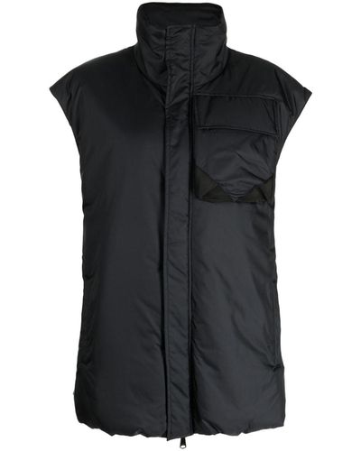 Y's Yohji Yamamoto Multi-pocket Padded Gilet - Black