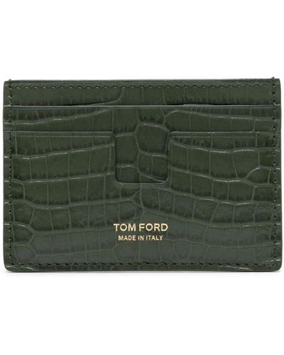 Tom Ford カードケース - グリーン