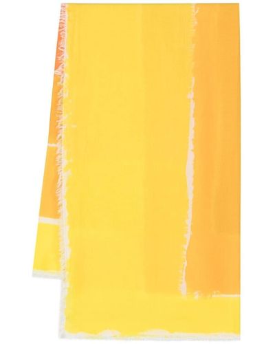 Faliero Sarti Schal mit Farbverlauf - Gelb