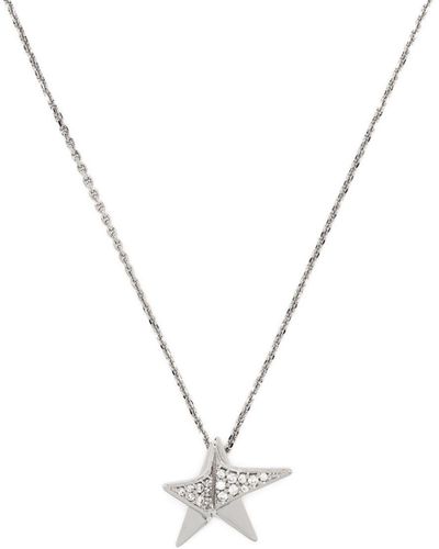 Ferragamo Star-pendant Chain-link Necklace - Metallic
