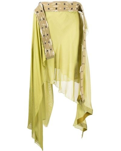 DIESEL ‘O-Rosalyn’ Asymmetrical Skirt - Yellow
