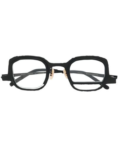 MASAHIROMARUYAMA Eckige Brille im Oversized-Look - Schwarz