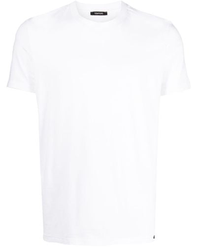 Tom Ford T-shirt en jersey à col rond - Blanc