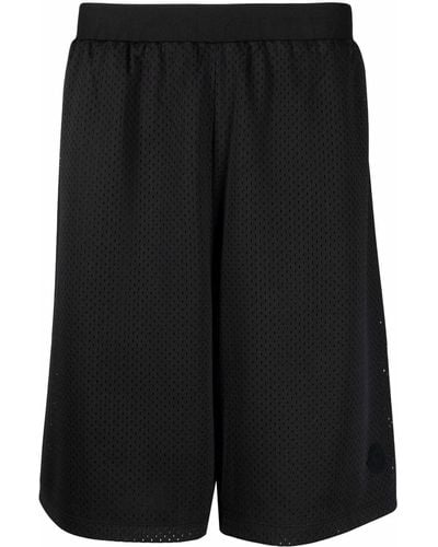 Moncler Shorts Met Logoband - Zwart