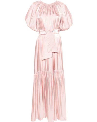 Baruni Bela Belted Maxi Dress - Pink