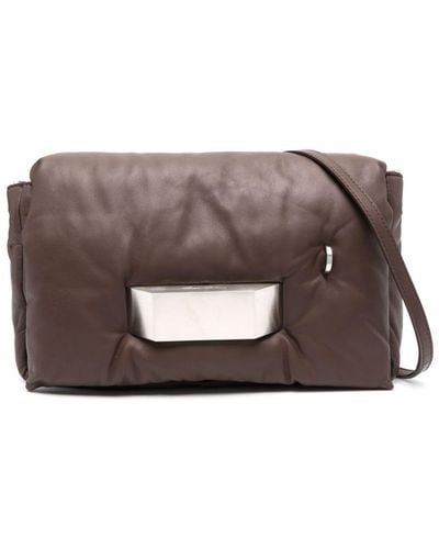 Rick Owens Big Pillow Griffin Messenger Bag - Brown