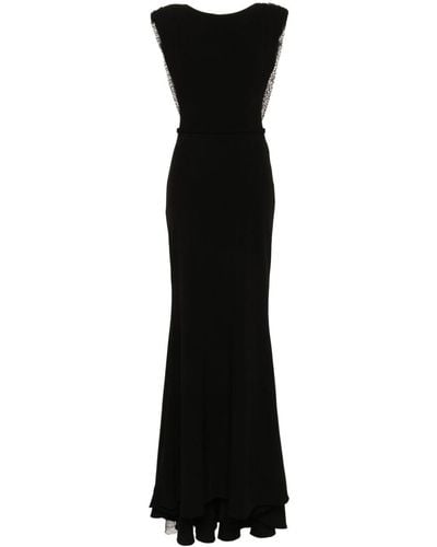 Gemy Maalouf Crystal-embellished Gown - Black