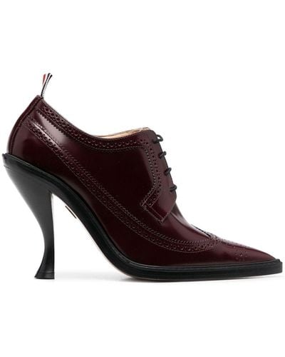 Thom Browne Longwing Brogue Court Shoes - Brown