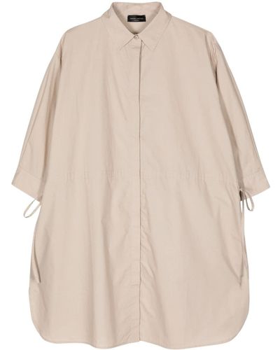 Roberto Collina Button Up Shirt Dress - Natural