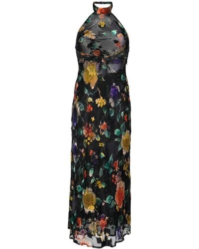 RIXO London Mini-jurk Met Ombré-effect - Zwart