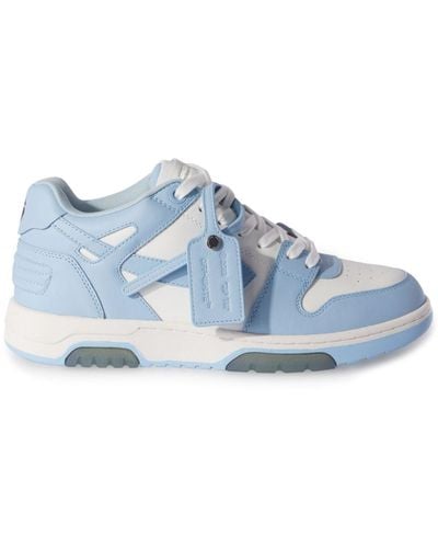 Off-White c/o Virgil Abloh Out-off-office Leren Sneakers - Blauw