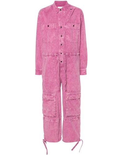 Isabel Marant Idany Jeans-Jumpsuit - Pink
