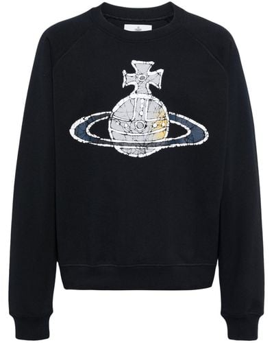 Vivienne Westwood Time Machine Sweatshirt aus Baumwolle - Blau