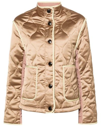 PS by Paul Smith Padded Quilted Jacket - Brown