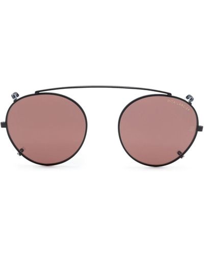 Dita Eyewear Matte-effect Pilot-frame Sunglasses - Pink