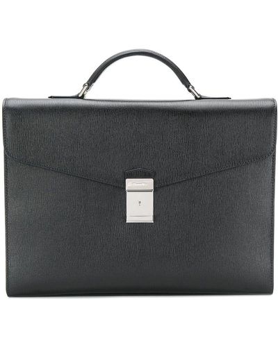 Church's Warwick St James Leather Briefcase - Black