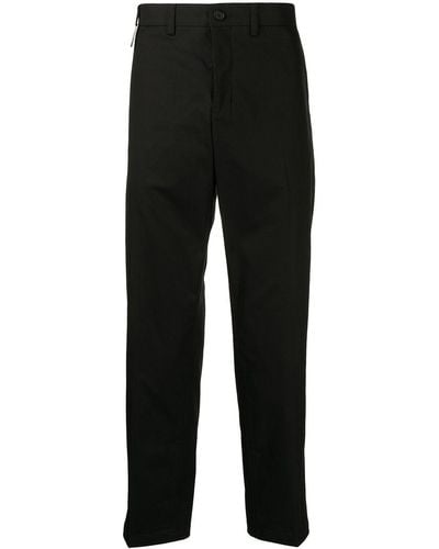 Craig Green Pantalones rectos con bolsillos insertados - Negro