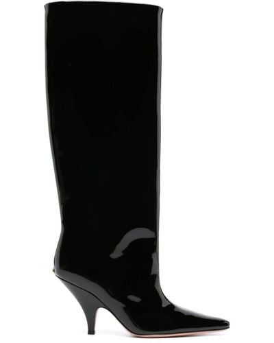 Bally Katy 95mm Patent-finish Boots - Black