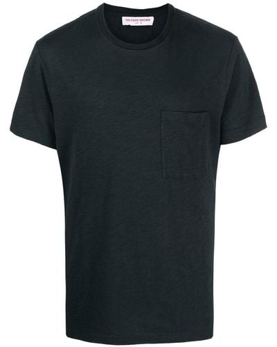Orlebar Brown Camiseta con cuello redondo - Negro